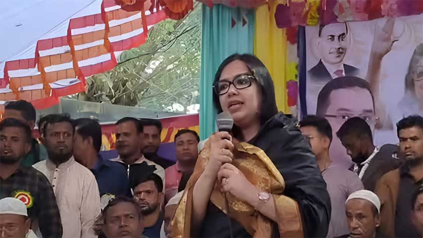 নির্বাচনে লড়াইয়ের ঘোষণা রুমিন ফারহানার