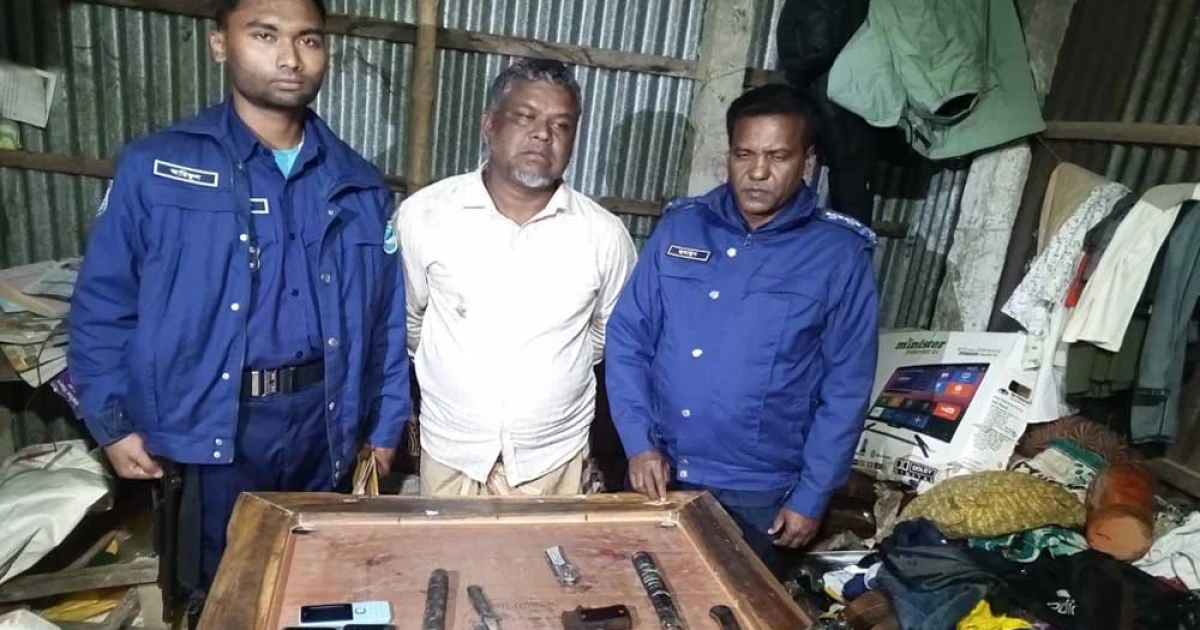 কিশোরগঞ্জে আগ্নেয়াস্ত্রসহ যৌথবাহিনীর হাতে এক ব্যক্তি গ্রেফতার