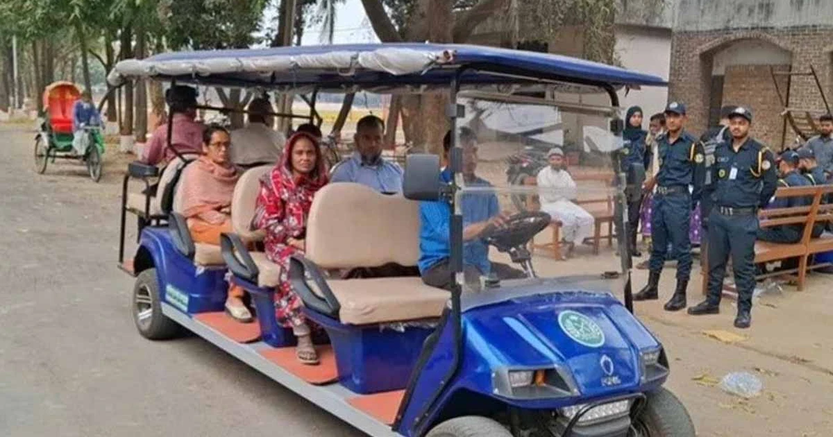 কাশিমপুর কারাগারে বন্দীদের স্বজনদের ভোগান্তি কমাতে গলফকার চালু