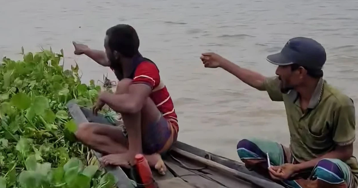 হাওরে ধান কাটতে গিয়ে নৌকা ডুবে একজন নিখোঁজ