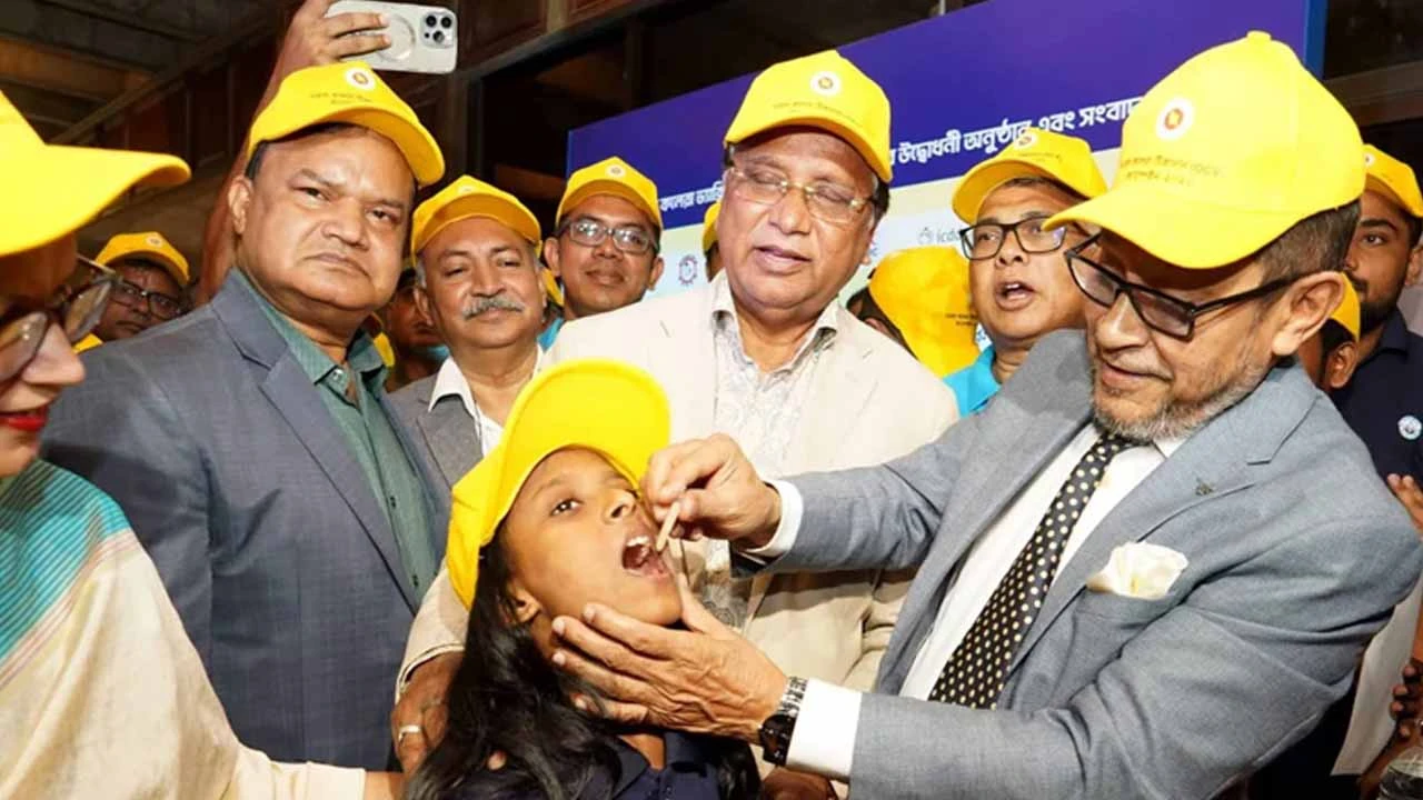 কলেরা টিকা কর্মসূচির উদ্বোধন