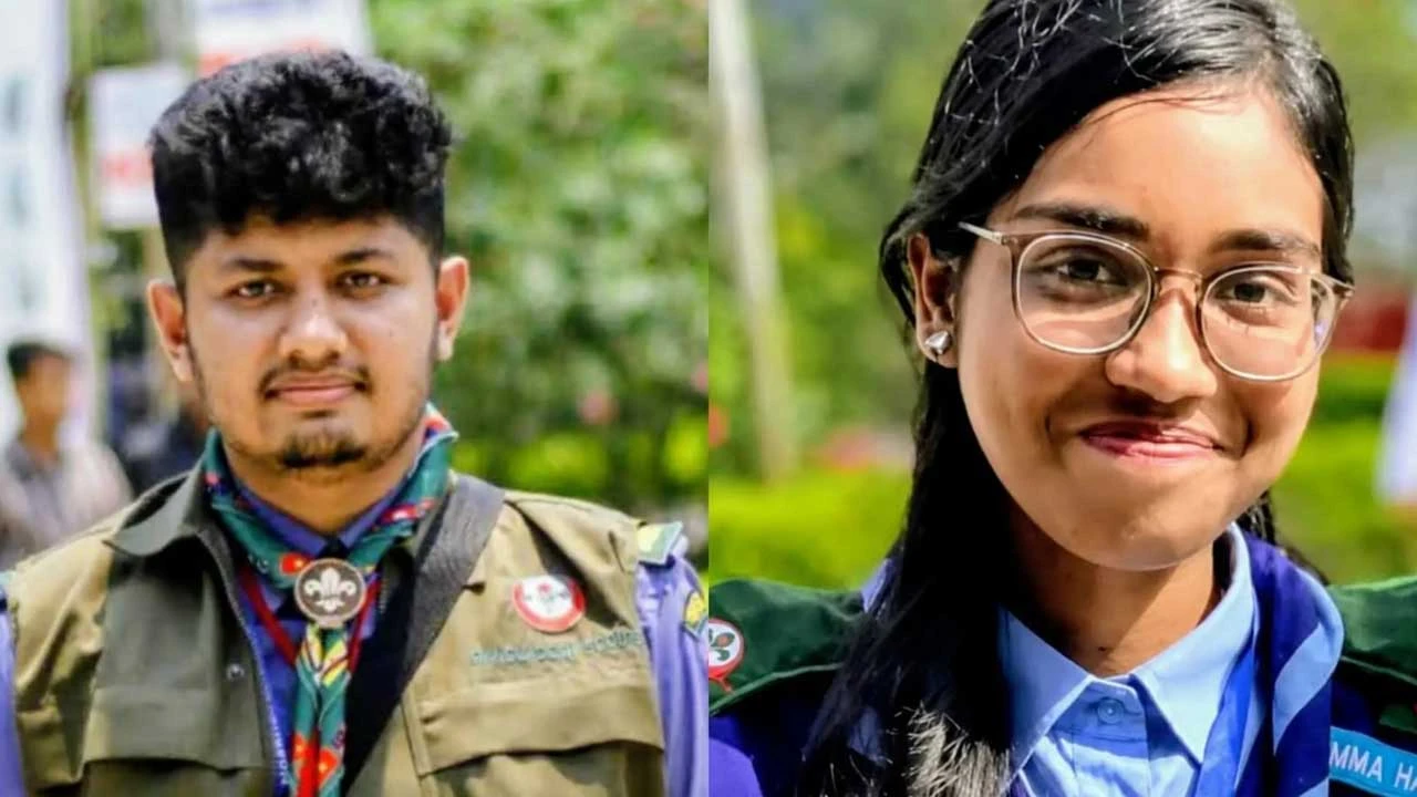 নোবিপ্রবি রোভার স্কাউট গ্রুপের সিনিয়র রোভার মেট নির্বাচিত ইউসুফ, গার্লস ইন সিনিয়র রোভার মেট ইন্না