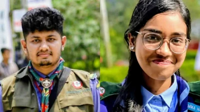 নোবিপ্রবি রোভার স্কাউট গ্রুপের সিনিয়র রোভার মেট নির্বাচিত ইউসুফ, গার্লস ইন সিনিয়র রোভার মেট ইন্না