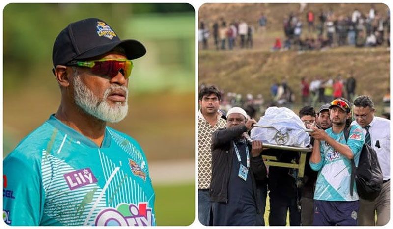 সিলেটের মাঠেই হার্ট অ্যাটাক, মাঠ থেকেই শেষ বিদায় জাকির