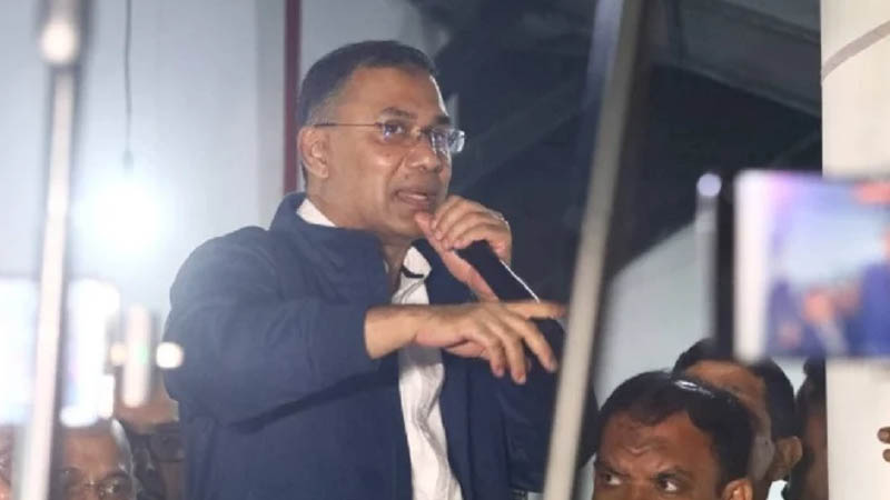 তারেক রহমানকে ঘিরে ‘দুলাভাই দুলাভাই’ স্লোগান সিলেটে
