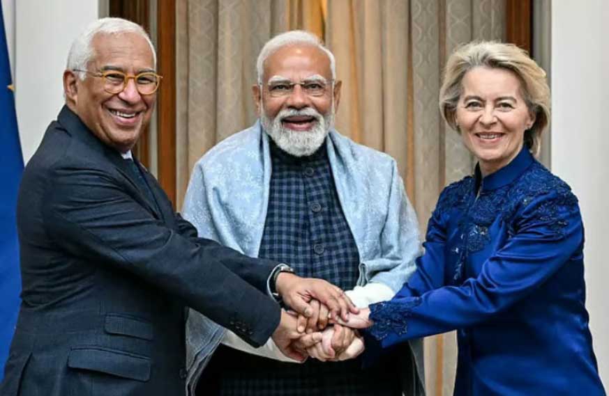 ইইউ ও ভারত ‘ঐতিহাসিক’ বাণিজ্য চুক্তি সই