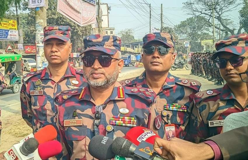 নির্বাচন ঘিরে রংপুরের চার জেলায় ৭৪ প্লাটুন বিজিবি মোতায়েন
