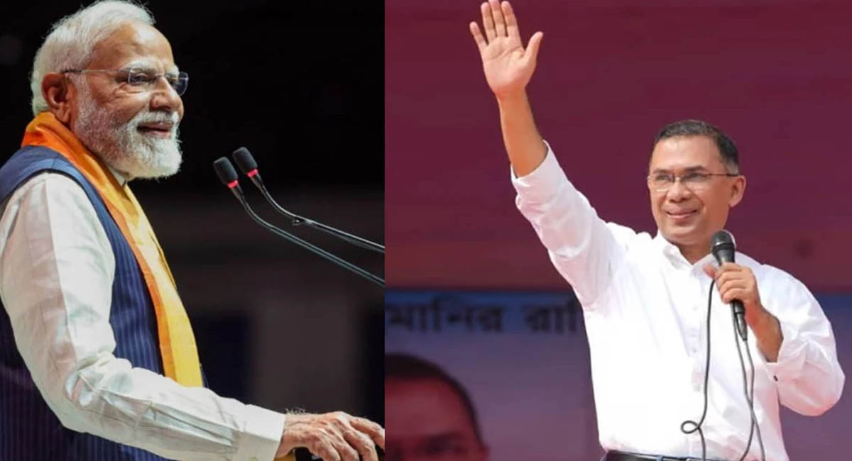 তারেক রহমানকে নরেন্দ্র মোদির অভিনন্দন