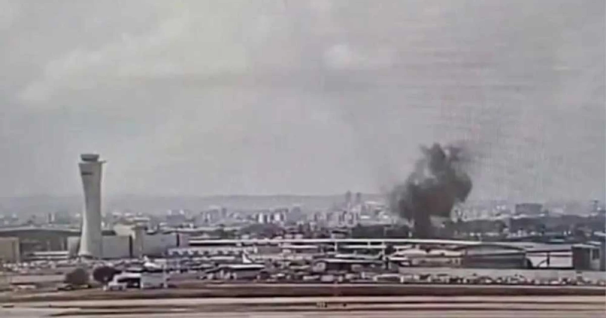 ইসরায়েলের প্রধান আন্তর্জাতিক বিমানবন্দরে ইরানের হামলা