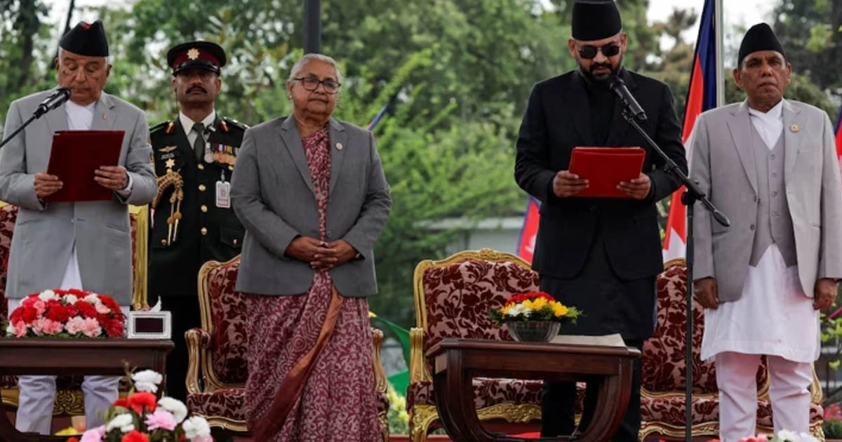 নেপালের নতুন প্রধানমন্ত্রী বালেন্দ্র শাহ শপথ নিলেন