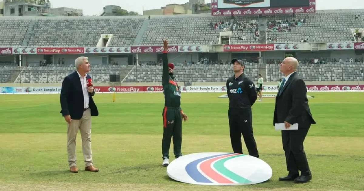 টস জিতে ব্যাটিংয়ে নিউজিল্যান্ড