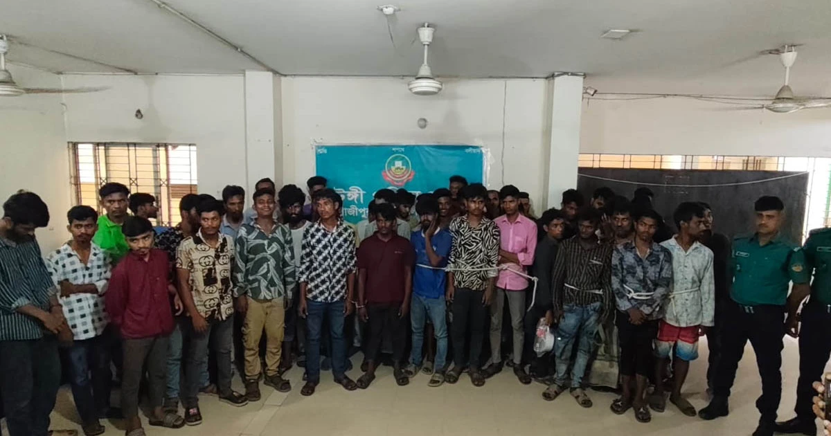 টঙ্গী পশ্চিম থানার বিশেষ অভিযানে গ্রেফতার ৪৮