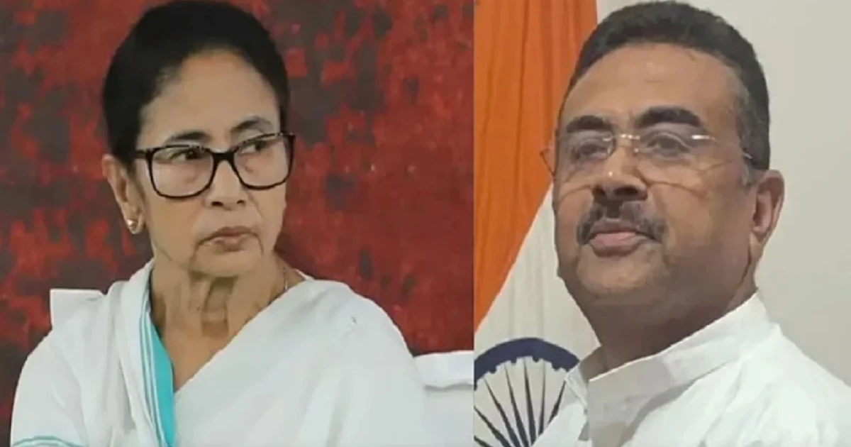 মমতা-শুভেন্দুর হাড্ডাহাড্ডি লড়াই
