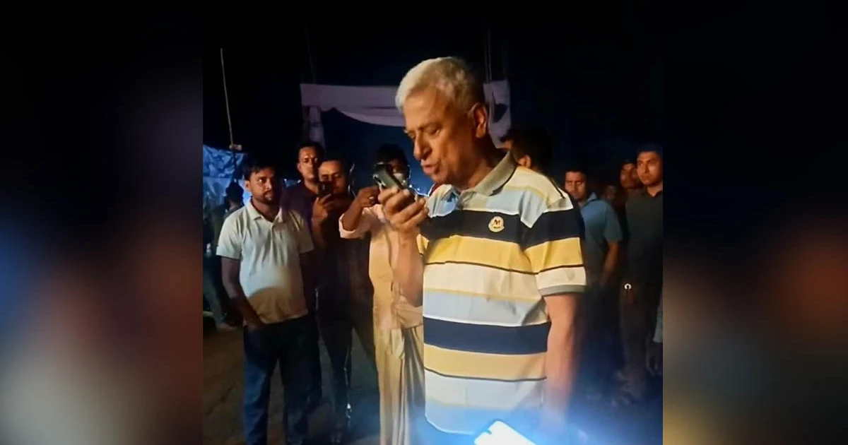 অনুনমোদিত বৈশাখী মেলা ভেঙে দিলেন এমপি