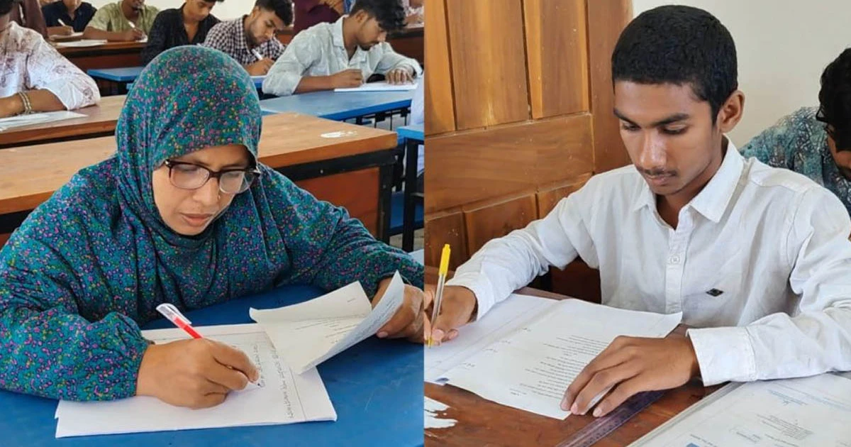 একসঙ্গে এসএসসি পরীক্ষায় মা-ছেলে