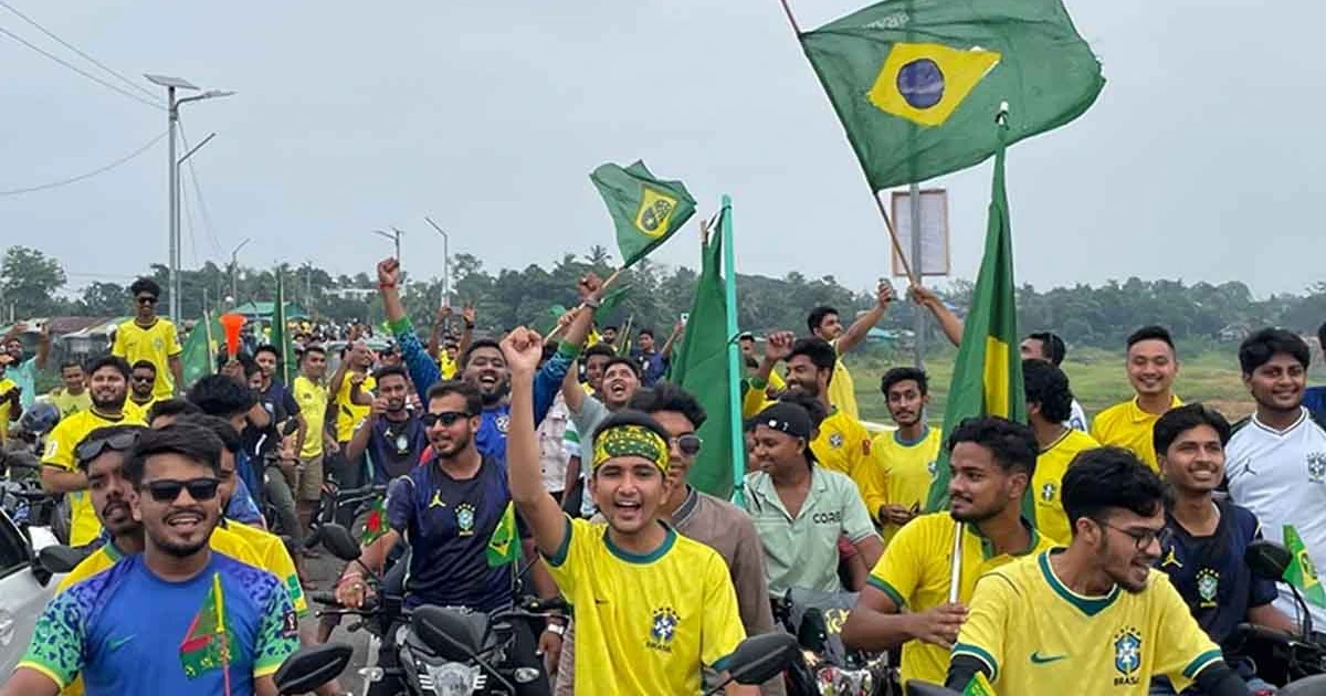 রাঙামাটির ‘ব্রাজিল সেতু’ রূপ নিল এক টুকরো ব্রাজিলে
