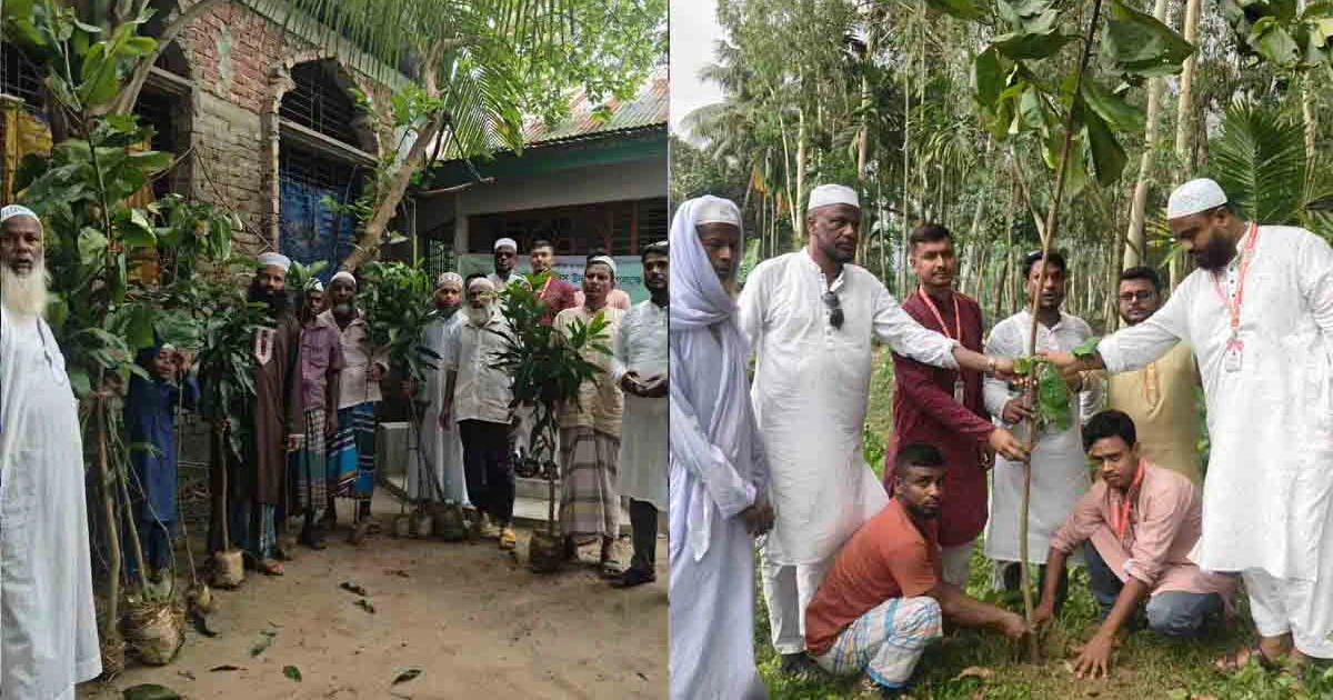 বিশ্ব পরিবেশ দিবস উপলক্ষে টাঙ্গাইলে স্বেচ্ছাসেবী ফোরাম এর উদ্যোগে গাছের চারা বিতরণ