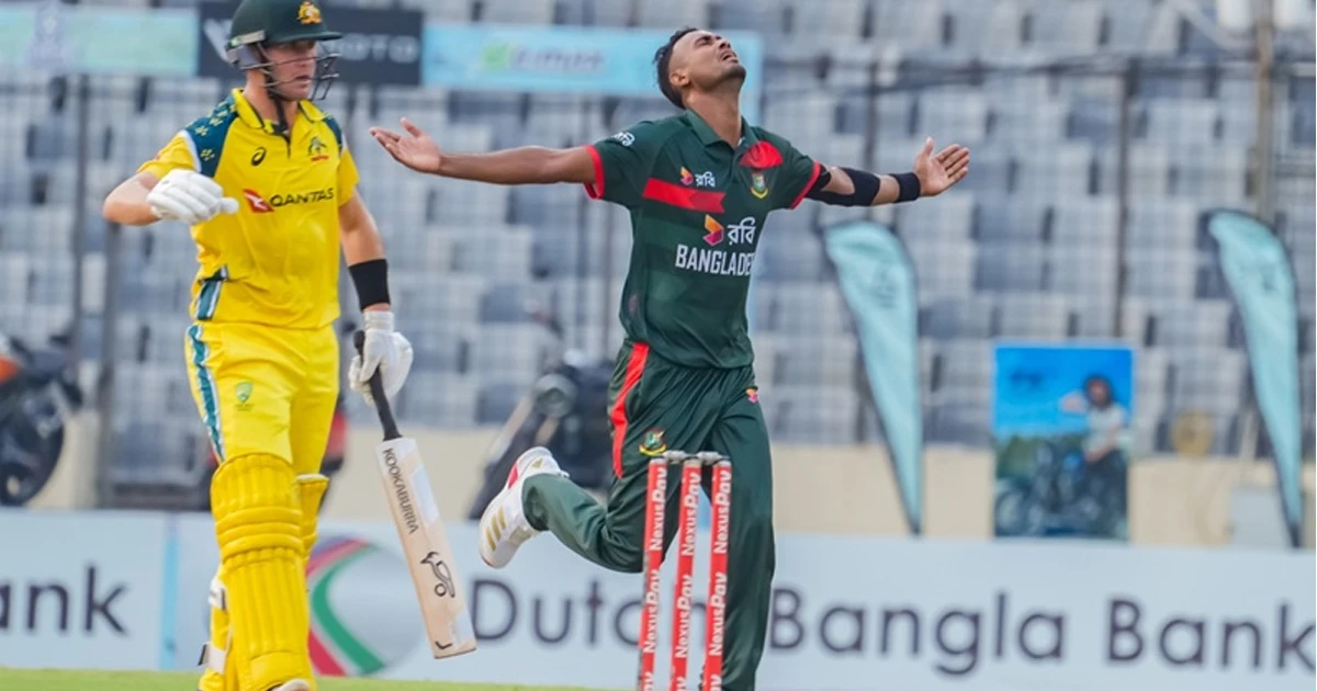 রুদ্ধশ্বাস জয়ে হোয়াইটওয়াশ এড়ালো অস্ট্রেলিয়া, শরিফুলের ঝলক
