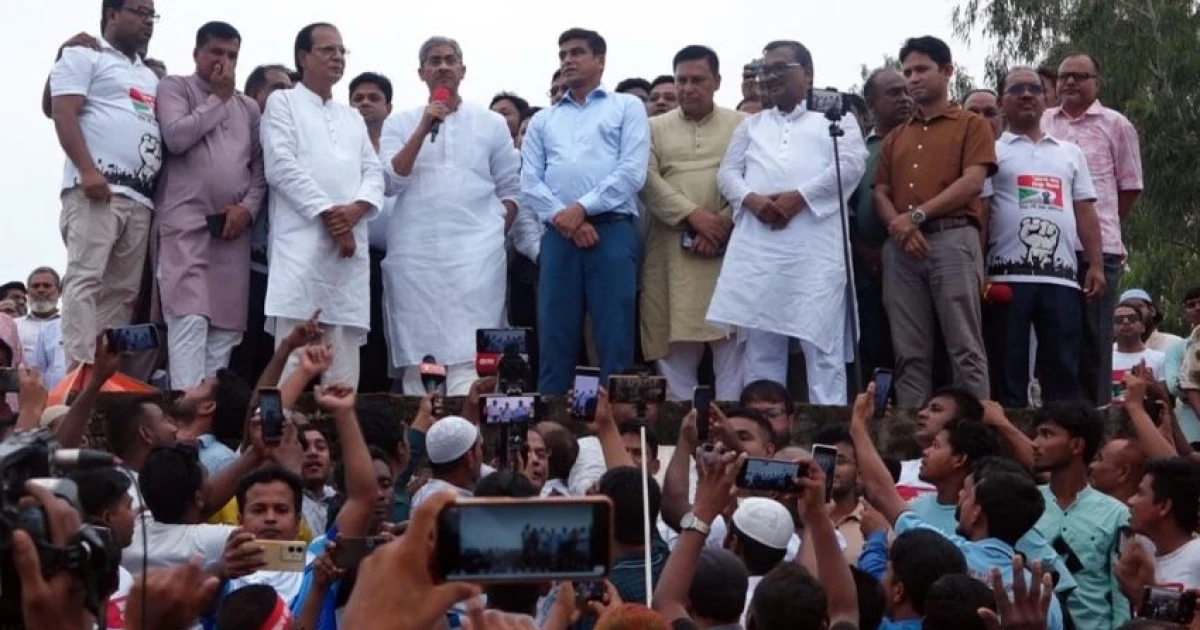 রংপুরে পানিসম্পদ মন্ত্রির প্রতিশ্রুতি: তিস্তা মহাপরিকল্পনা প্রকল্প দ্রুত একনেকে পাস হবে