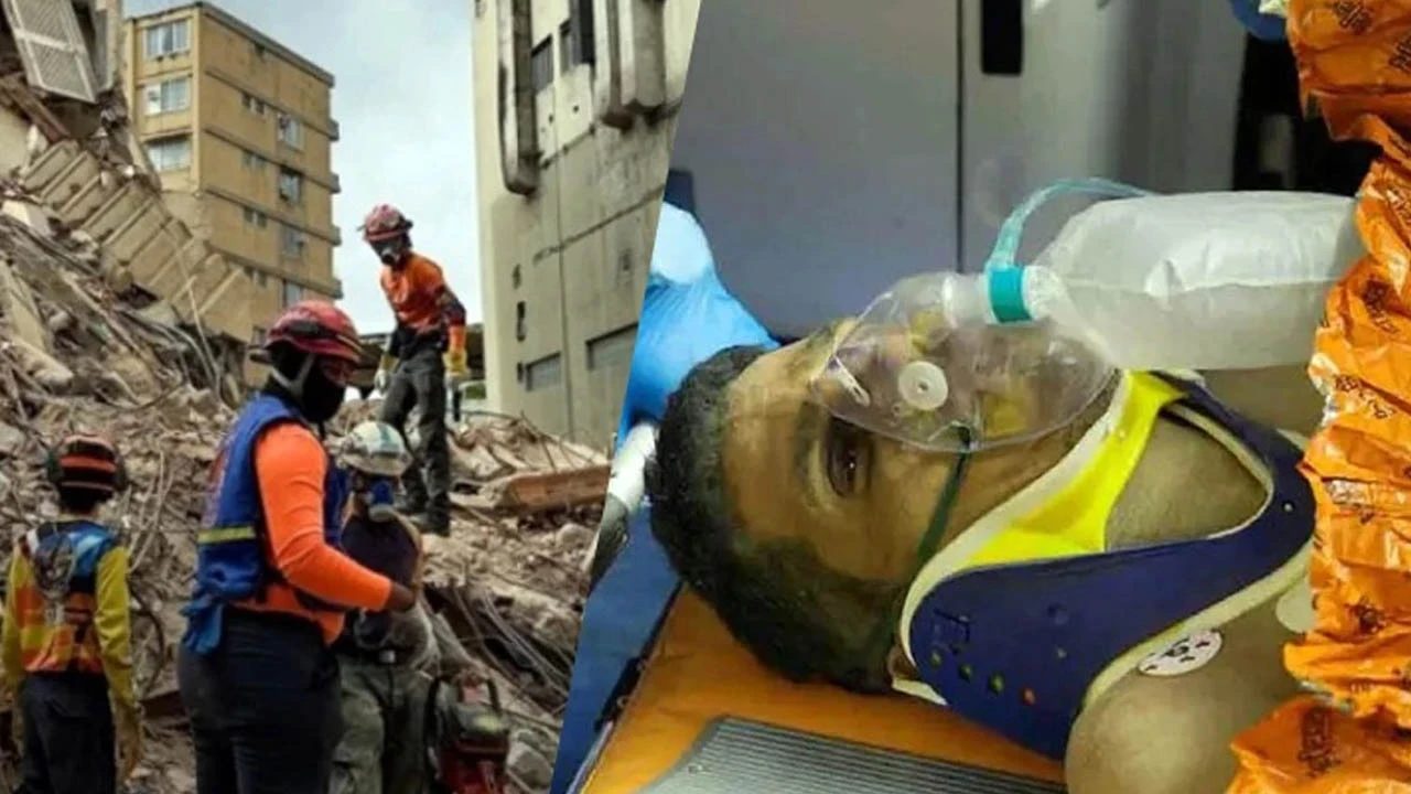 ৮ দিন পর বিধ্বস্ত ভবন থেকে নিরাপত্তারক্ষীকে জীবিত উদ্ধার