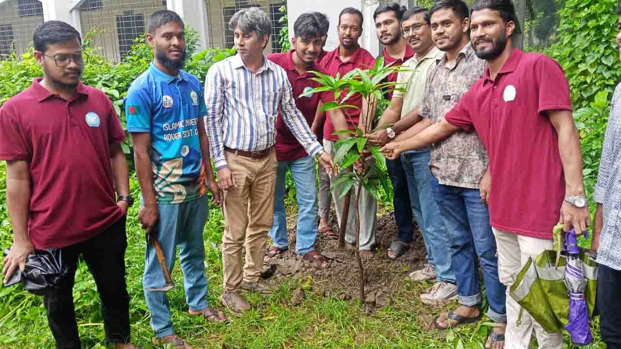 মোরাল প্যারেন্টিং ট্রাস্টের এক দশক পূর্তি উপলক্ষ্যে ইবিতে বৃক্ষরোপণ কর্মসূচি