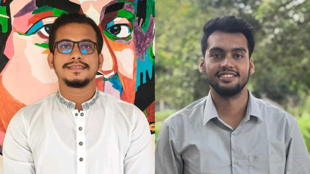 কুবির বাংলা বিভাগের ভাষা-সাহিত্য পরিষদের ভিপি আকাশ, জিএস মাসউদ