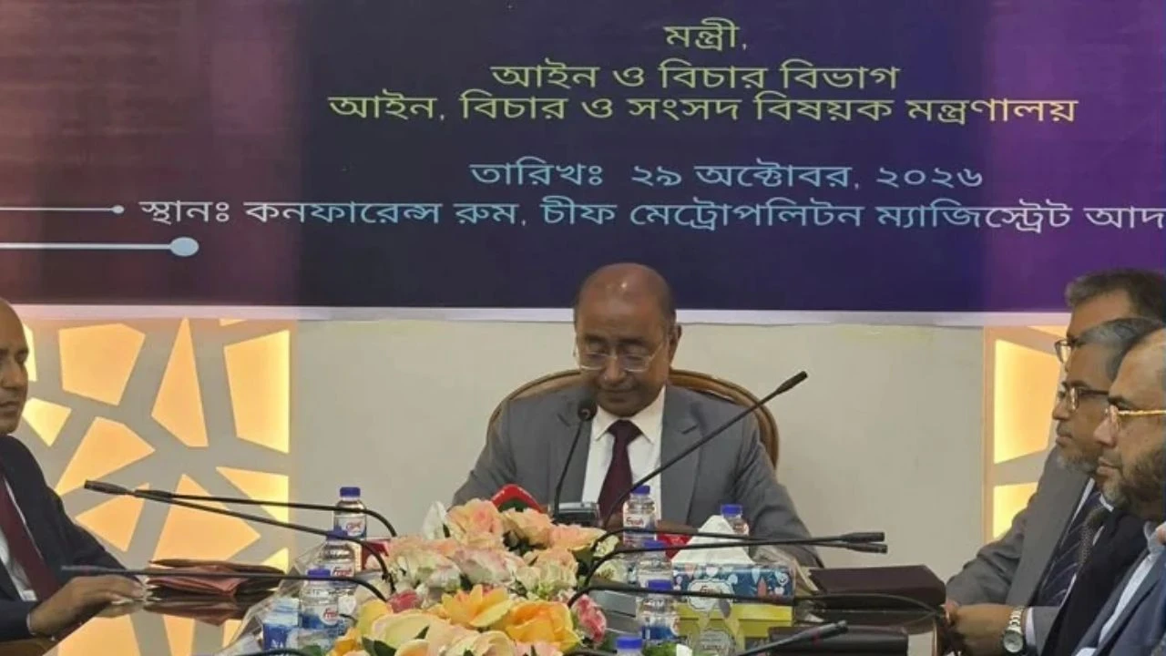 ডিজিটাল পদ্ধতিতে আসামি হাজিরা চালুর পরিকল্পনা করছে সরকার : আইনমন্ত্রী