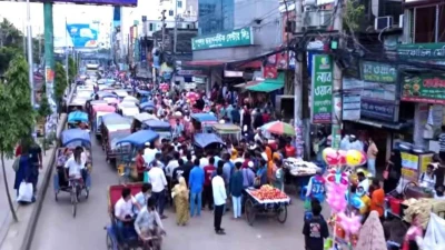 ময়মনসিংহে ফুটপাত থেকে মাসে ২৪ লাখ টাকা চাঁদাবাজির অভিযোগ