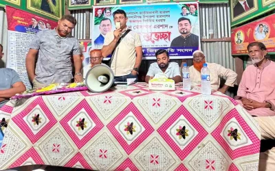 কোম্পানীগঞ্জে উপজেলা ছাত্রদলের নবনির্বাচিত আহ্বায়ককে সংবর্ধনা