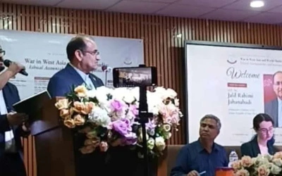 ‘পশ্চিমা গণমাধ্যমের যুদ্ধের বয়ান সম্পূর্ণ অন্যায় ও পক্ষপাতদুষ্ট’: জবিতে ইরানি রাষ্ট্রদূত