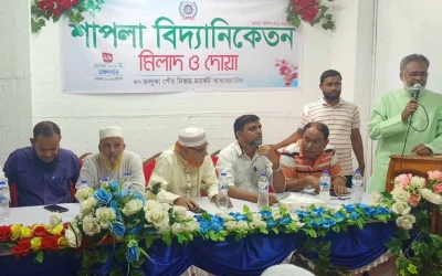 ভালুকায় শাপলা বিদ্যানিকেতনের ৪১ বছর পূর্তি, নতুন ভবনে পাঠদান উদ্বোধন