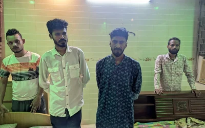 বাকৃবির গেস্ট হাউসে ইয়াবাসহ চারজন আটক