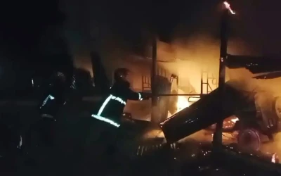 ভালুকায় অটো গ্যারেজে ভয়াবহ আগুন, পুড়ল ১১ অটোরিকশা ও মোটরসাইকেল