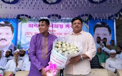 টঙ্গীতে ব্যবসায়ীদের সঙ্গে গাসিক প্রশাসকের মতবিনিময় সভা ও সড়ক উদ্বোধন