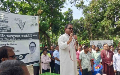 ঠাকুরগাঁওয়ের উন্নয়নের স্বার্থে ধানের শীষে ভোট দেওয়ার আহ্বান মির্জা ফয়সলের