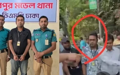 ফুটপাতে প্রধানমন্ত্রীকে অনুসরণ, নিষিদ্ধ ছাত্রলীগ নেতা গ্রেফতার