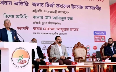 তরুণ প্রজন্মকে মাদকাসক্তি থেকে রক্ষা করতে খেলাধুলার বিকল্প নেই: রাষ্ট্রপতি