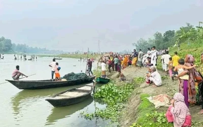 কামারখন্দে ইছামতি নদীতে গোসল করতে গিয়ে ১০ বছরের শিশু নিখোঁজ, উদ্ধারে ফায়ার সার্ভিসের চেষ্টা অব্যাহত